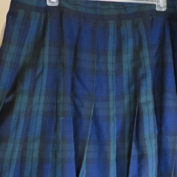 Westbound II Vintage Plaid Pleated Skirt Size 20W - Picture 10 of 11